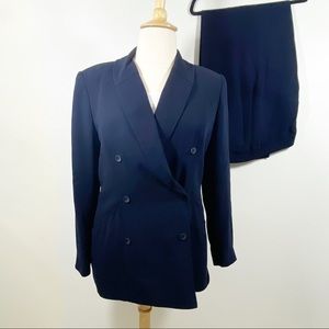 Dana Buchman Navy Blue Pantsuit